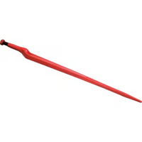 Ząb ładowacza, wygięty: 70 mm profil podwójne T 36x895 mm końcówka szpiczasta z nakrętką M22x1.5 czerwony 5192FT88N