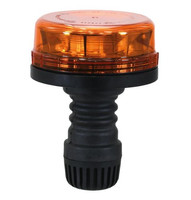 Lampa błyskowa LED pomarańczowa, mocowana na trzpień, 12-24V 163864