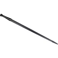 Ząb ładowacza, prosty, profil gwiazda 36x815 mm końcówka szpiczasta z nakrętką M22x1.5 czarny 5192FT1N