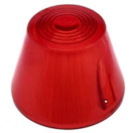 Klosz lampy wysoki czerwony WE93