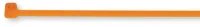 Opaska kablowa z nylonowym językiem poliamid 6.6, 3,5mm x 200mm Pomarańczowe 100szt 369953