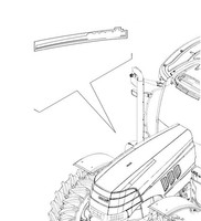 Naklejka boczna prawa Puma Case IH 47664574